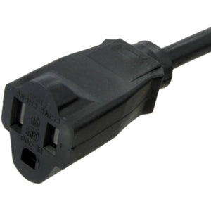 10FT POWER EXTENSION CORD NEMA 5-15R TO 5-15P COMPUTER POWER CORD