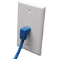 3FT CAT6 PATCH CABLE M/M BLUE RIGHT ANGLED DOWN MOLDED GIGABIT
