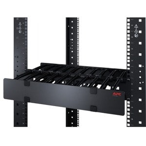 1U HORIZONTAL CABLE MANAGER 6 DEEP SINGLE SIDED