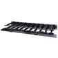 1U HORIZONTAL CABLE MANAGER 6 DEEP SINGLE SIDED