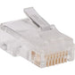 100PK RJ45 PLUGS CAT5E CABLE SOLID / STRANDED CONDUCTOR 4-PAIR