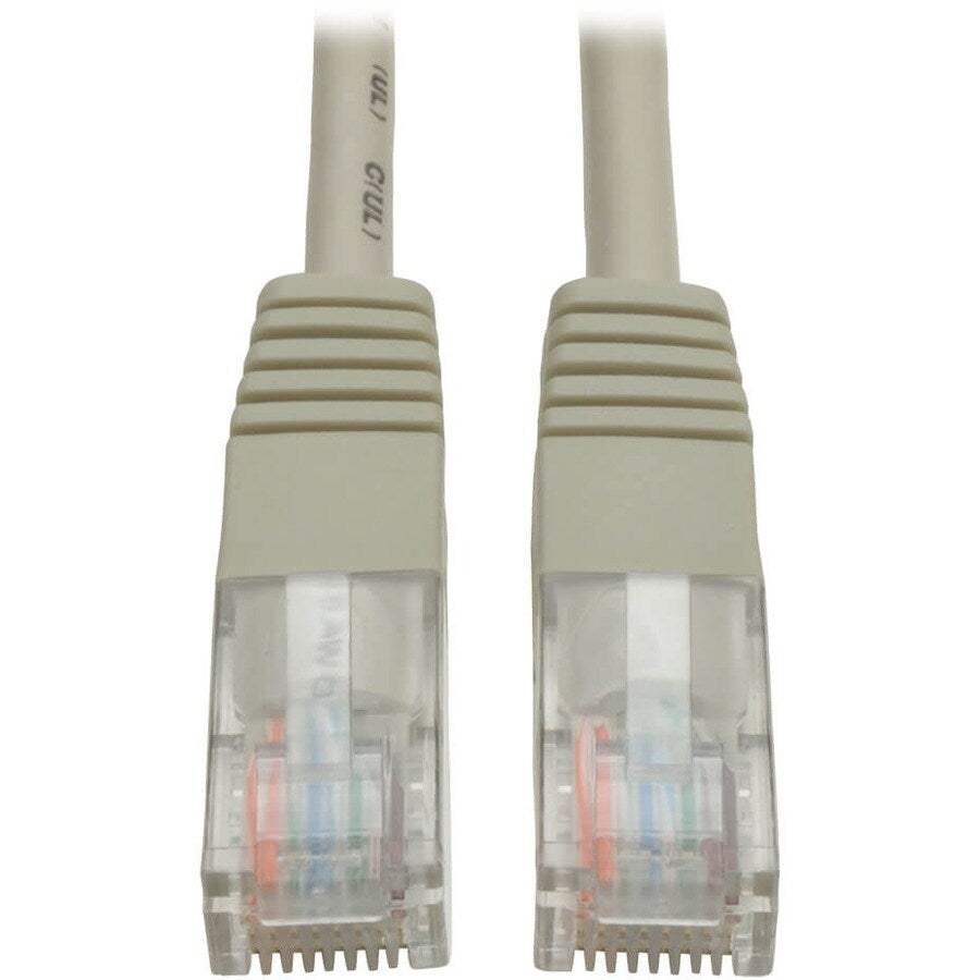 12FT CAT5E GRAY PATCH CABLE CAT5 MOLDED RJ45 M/M 350MHZ PVC UTP