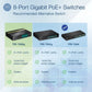 8PORT GB GREENNET POE PLUS SWITCH