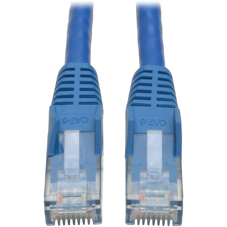 12FT CAT6 PATCH CABLE M/M BLUE GIGABIT MOLDED SNAGLESS PVC RJ45