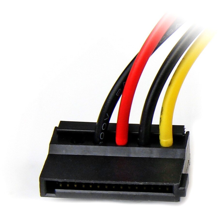 6IN 4PIN LP4 TO LEFT ANGLE SATA POWER CABLE ADAPTER MOLEX TO SATA