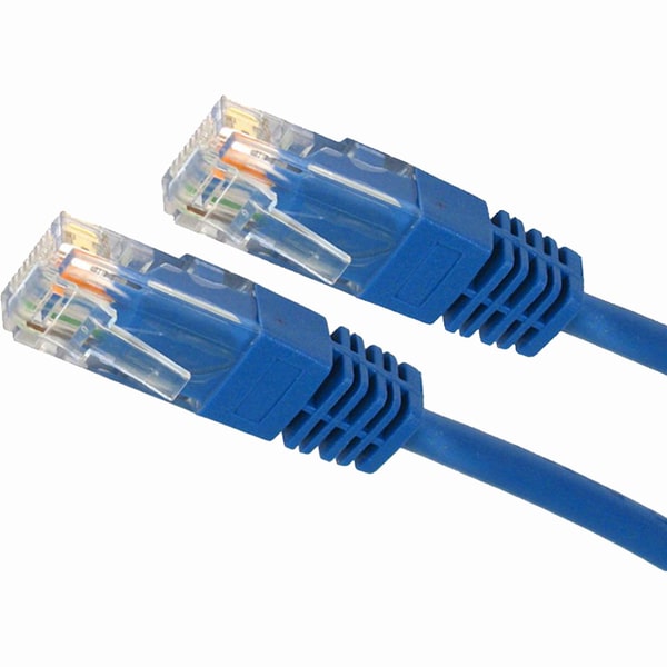 3FT CAT5E BLUE MOLDED PATCH CABLE