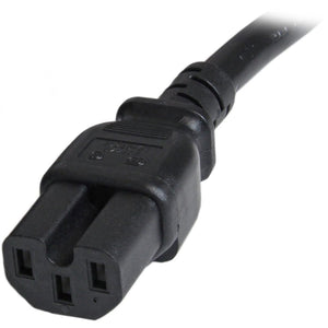 6FT COMPUTER POWER CORD C14 TO C15 AC POWER PC EXTENSION CABLE