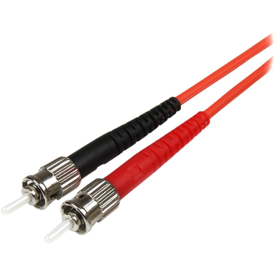 1M MULTIMODE FIBER OPTIC CABLE OM2 LC/ST 50/125 LSZH FIBER CABLE