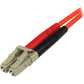 1M MULTIMODE FIBER OPTIC CABLE OM2 LC/ST 50/125 LSZH FIBER CABLE