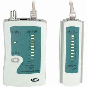 REMOTE NETWORK CABLE TESTER RJ45 RJ11 BNC COAX CAT5 CAT6