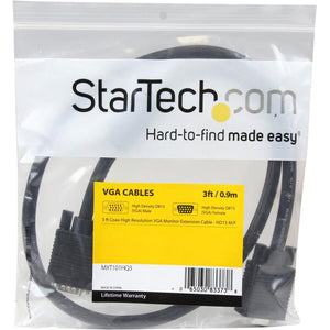 25FT COAX HIGH RES VGA MONITOR EXTENSION CABLE HDDB15 M/F