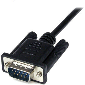 1M DB9 MALE TO FEMALE RS232 SERIAL 9PIN NULL MODEM CABLE