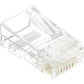 50PK CAT6 RJ45 MODULAR PLUG FOR STRANDED OR SOLID CAT5E CABLE