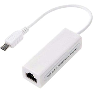 MICRO USB2 TO 10AND100MBPS ETHERNET ADAPTER USB1 USB1.1