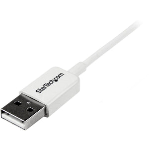 6FT MICRO USB CABLE 2M WHITE USB A TO MICRO B CHARGING CORD