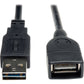 1FT USB EXTENSION CABLE USB M/F USB 2.0 REVERSIBLE HIGH SPEED A/A