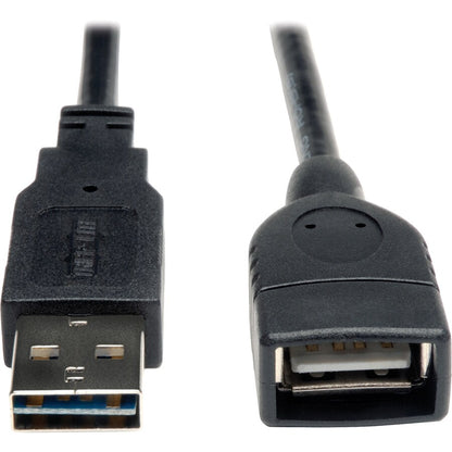 1FT USB EXTENSION CABLE USB M/F USB 2.0 REVERSIBLE HIGH SPEED A/A