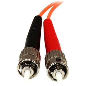 3M MULTIMODE FIBER OPTIC CABLE PLENUM OM2 LC/ST 50/125 FIBER CABLE