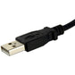 3FT PANEL MOUNT USB EXTENSION CABLE USB A PANEL MOUNT CORD USB2.0