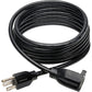 10FT POWER EXTENSION CORD 16AWG 13A 5-15P TO 5-15R