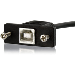3FT USB B PANEL MOUNT CABLE F/M USB B TO B PANEL MOUNT CORD USB2.0