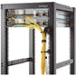 VERTICAL CABLE MANAGEMENT D-RING SERVER RACK WIRE MANAGEMENT