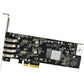 4 PORT USB 3.0 PCI EXPRESS CARD USB 3.0 PCIE CARD W/ LP4 SATA POWER