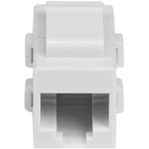 CAT6 RJ45 KEYSTONE JACK WHITE NETWORK COUPLER F/F