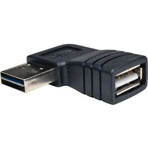 USB REVERSIBLE ADAPTER M/F USB 2.0 USB-A TO USB-A RIGHT ANGLE