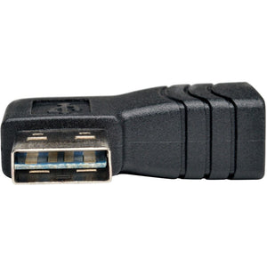 USB REVERSIBLE ADAPTER M/F USB 2.0 USB-A TO USB-A RIGHT ANGLE