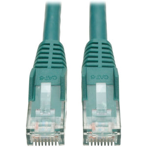 2FT CAT6 PATCH CABLE M/M GREEN GIGABIT MOLDED SNAGLESS PVC RJ45