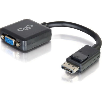 8IN DISPLAYPORT M TO VGA F BLK