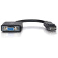 8IN DISPLAYPORT M TO VGA F BLK