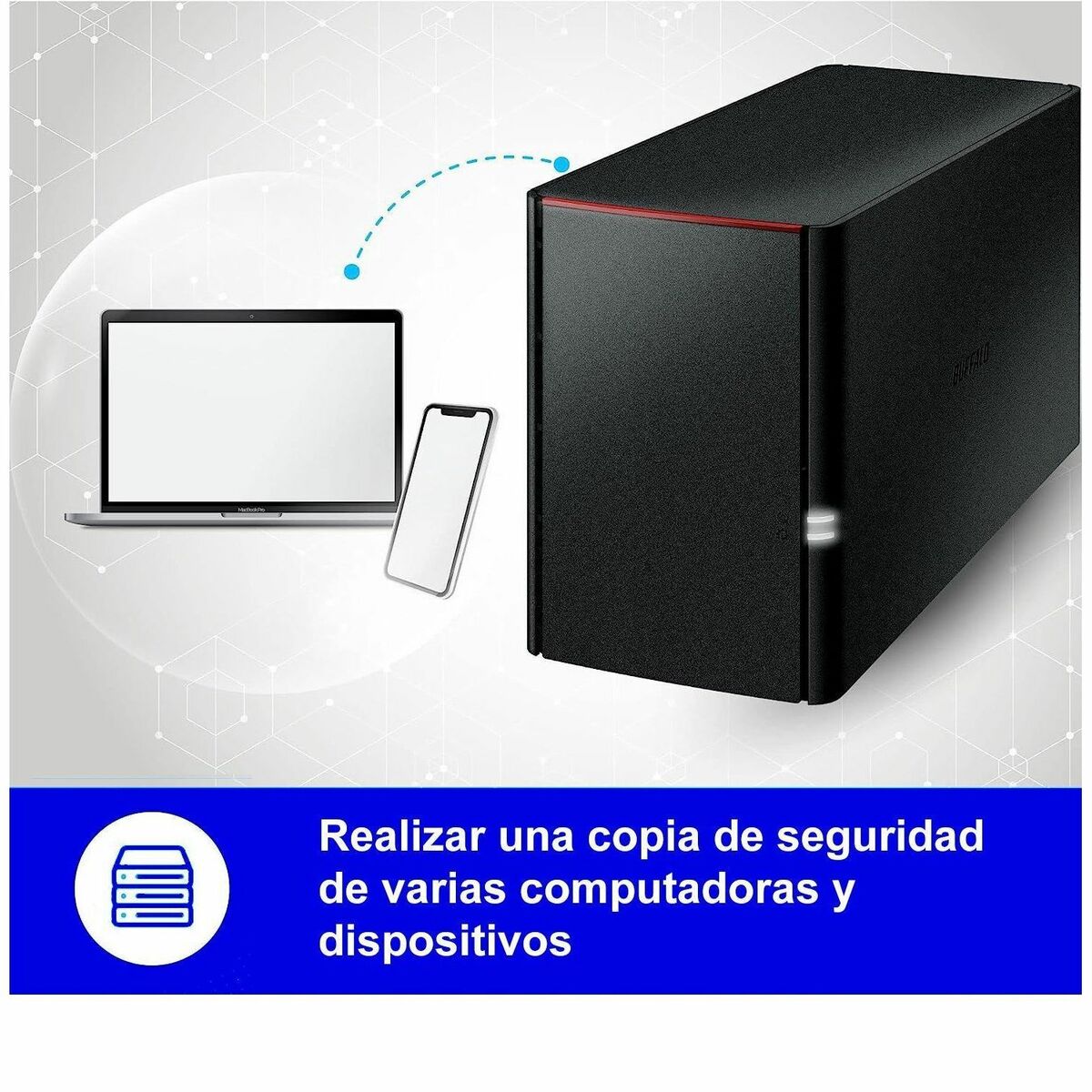 4TB LINKSTATION 220 NAS 2X2TB PERSONAL CLOUD STORAGE MEDIA SVR