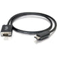 6FT DISPLAYPORT TO VGA M/M BLK CABLE