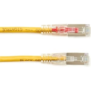 10FT YELLOW CAT6 250MHZ PATCH C ABLE F/UTP CM LOCKING SNAGLESS