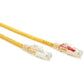 10FT YELLOW CAT6 250MHZ PATCH C ABLE F/UTP CM LOCKING SNAGLESS