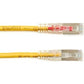 20FT YELLOW CAT6 250MHZ PATCH C ABLE F/UTP CM LOCKING SNAGLESS