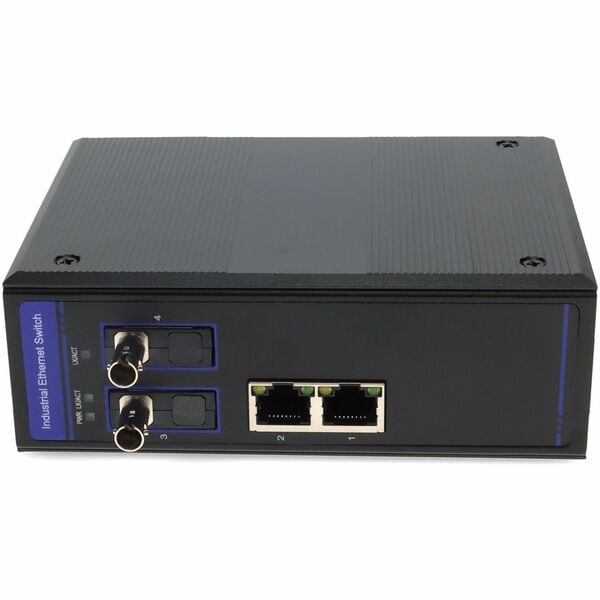 1GBS 2 RJ-45 TO 2 ST PORT INDUSTRIAL MEDIA CONVERTER