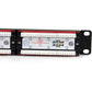 24 PORT CAT6 PATCH PANEL RJ45 110 TYPE RACK MOUNT NETWORK PANEL