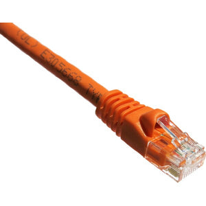 1FT CAT5E ORANGE MOLDED BOOT PATCH CABLE 350MHZ