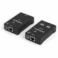 4 PORT USB 2.0 EXTENDER HUB USB-A OVER CAT5/6 ETHERNET RJ45