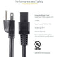 6FT COMPUTER POWER CORD NEMA 5-15P TO C19 COMPUTER POWER CABLE