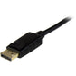 6.5FT DISPLAYPORT TO HDMI CABLE DP-HDMI ADAPTER CABLE - DP TO HDMI