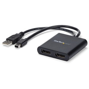 MDP TO DP MULTI MONITOR ADAPTER 2 MINI DISPLAYPORT SPLITTER MST HUB