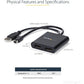 MDP TO DP MULTI MONITOR ADAPTER 2 MINI DISPLAYPORT SPLITTER MST HUB