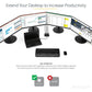 MDP TO DP MULTI MONITOR ADAPTER 4 MINI DISPLAYPORT SPLITTER MST HUB