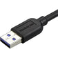 USB 3.0 TO MICRO B CABLE 6FT 2M SLIM LEFT ANGLE MICRO USB CABLE