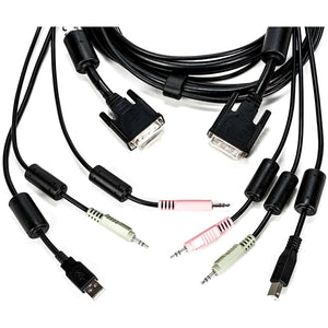 6FT CABLE ASSY 1-DVI-I/1-USB/2-AUDIO