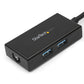 USB 3.0 HUB WITH ETHERNET GIGABIT NETWORK ADAPTER W/ USB